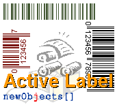 newObjects Active Label ActiveX icon